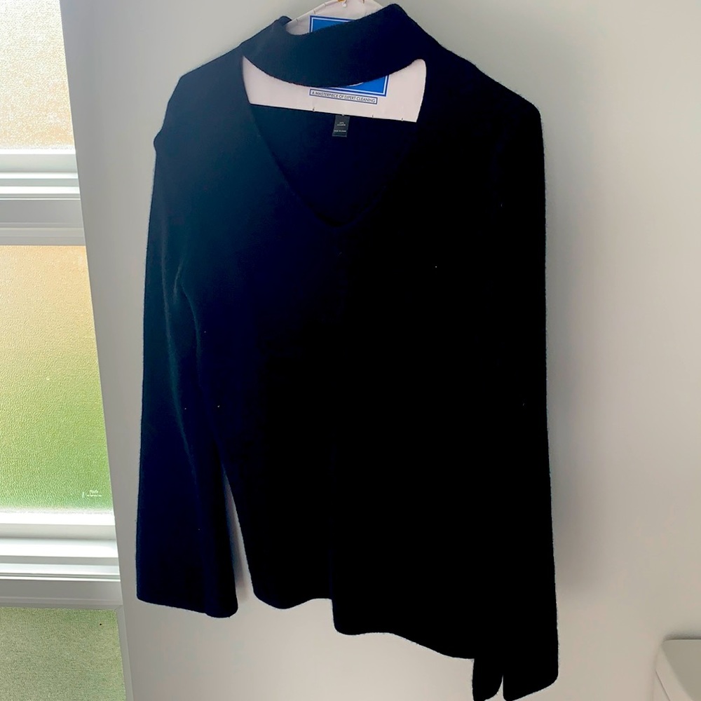 Gorgeous aqua cashmere sweater!